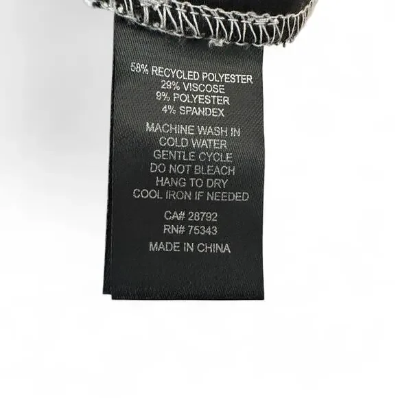 Nicole Miller New York Women's Wide Leg Glen Plaid Pants Size 8 Gray Brown Black - Picture 9 of 10